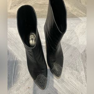 Isabel Marant black studded booties.